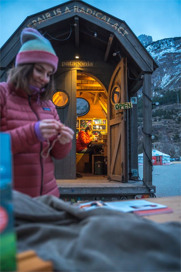 La roulotte à réparer - Patagonia