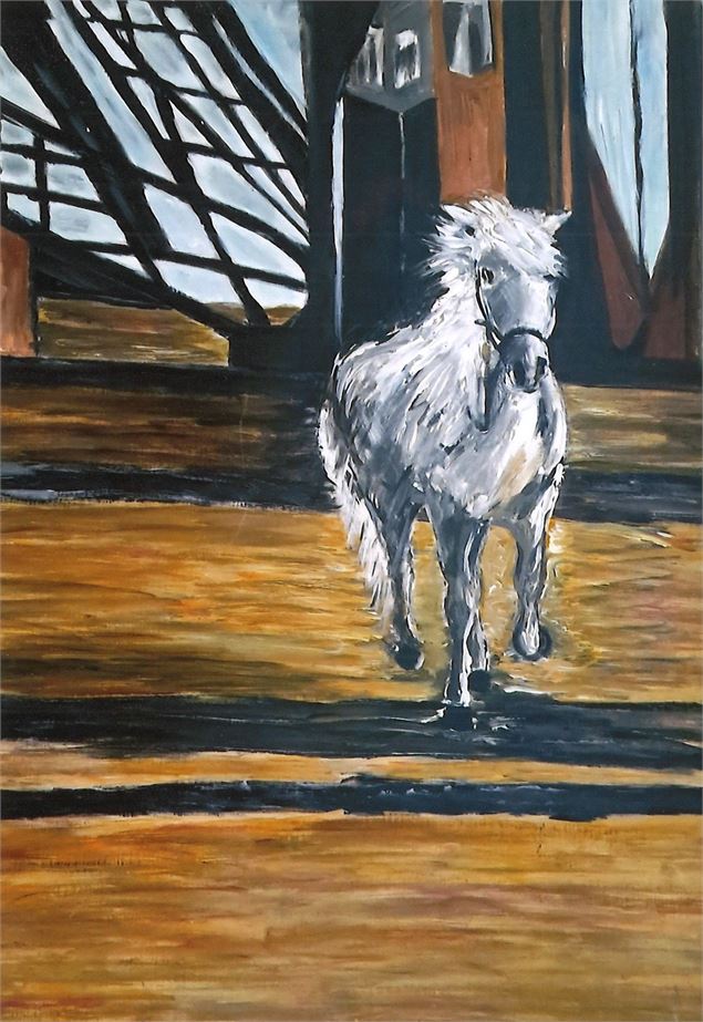 Exposition de peintures_Bâgé-le-Châtel - Mireille Gounon