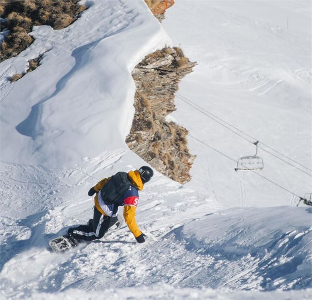 Descente d'un concurrent - Tristan Shu