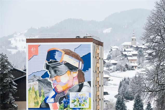 Fresque du duo d'artistes 