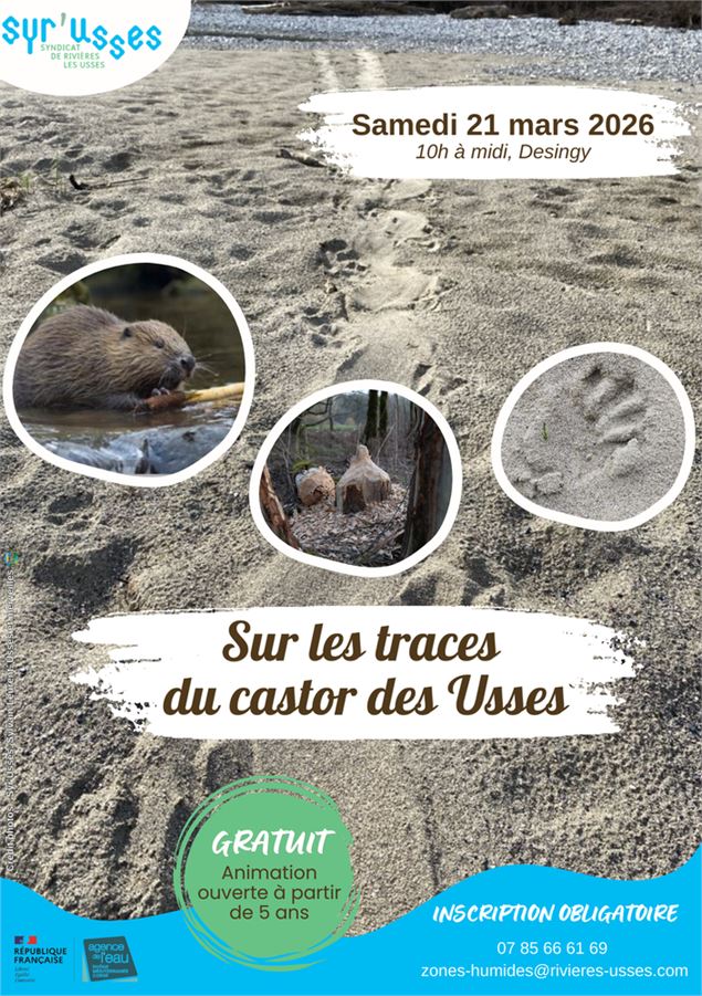 Sur les traces du castor des Usses_Desingy - SMECRU