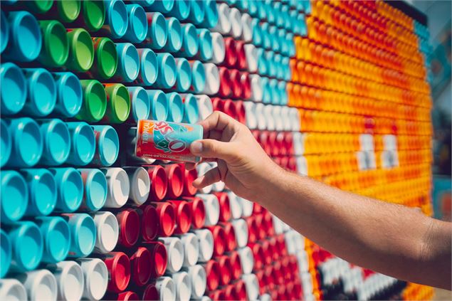 Animation PixelCan spécial Street Art à la Giettaz - X-Sports Show