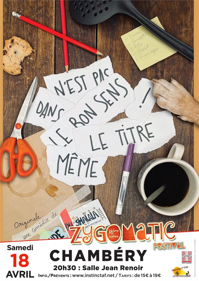 Zygomatic Festival : La Bande du Shalala : « Même le bon sens n’est pas dans le titre ! »_Chambéry -