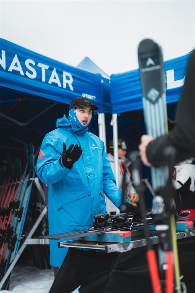 Dynastar ski test - Clément Aumand