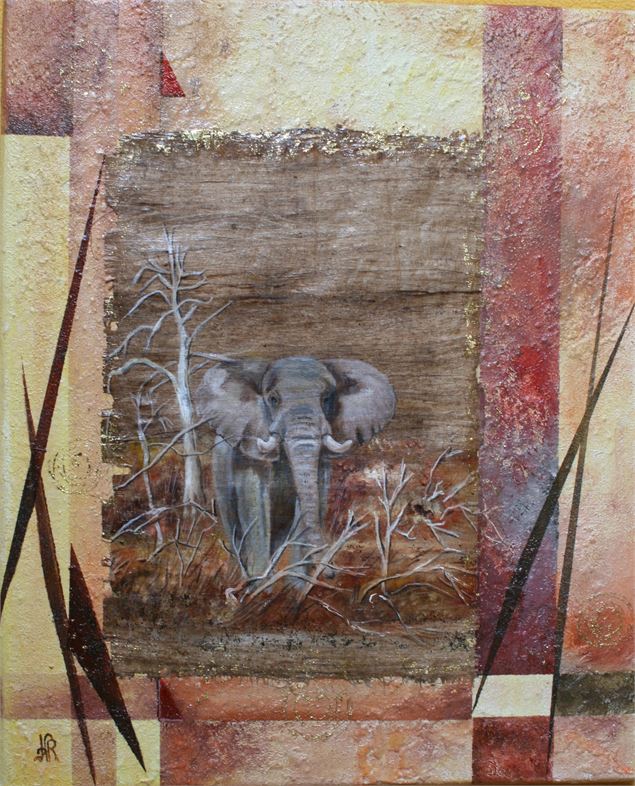 Eléphant - Laurette Reviron