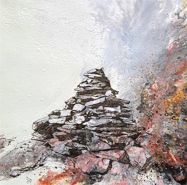 Exposition de Linday JAY - Aquarelles et Peintures à l'huile - Galerie d'art Barbara Thollot_Samoëns