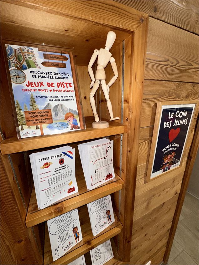 Jeux de piste à récupérer dans l'Office de Tourisme de Samoëns - OT Samoëns