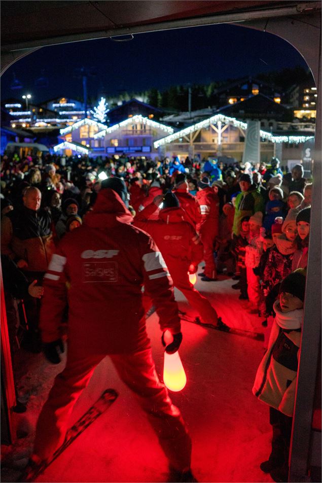 Moniteurs ESF et flambeaux