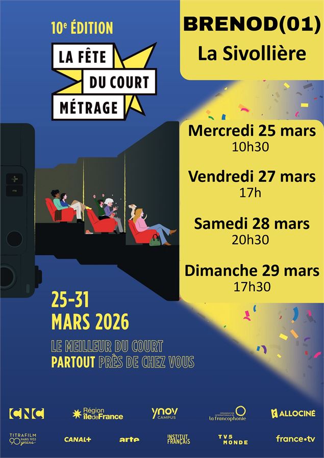 Fête du Court métrage - Bibliothèque de Brénod