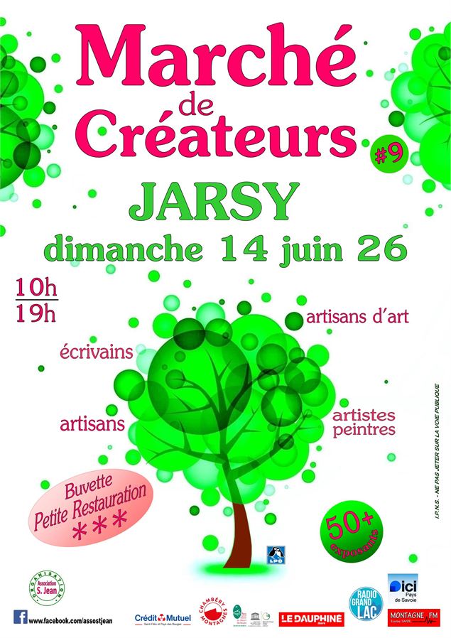 Marché de Créateurs - 9ème édition_Jarsy - ASJ
