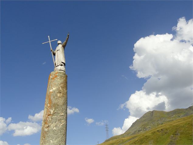Colonne Joux Col du petit Saint Bernard Séez - © D. Dereani, fondation Facim