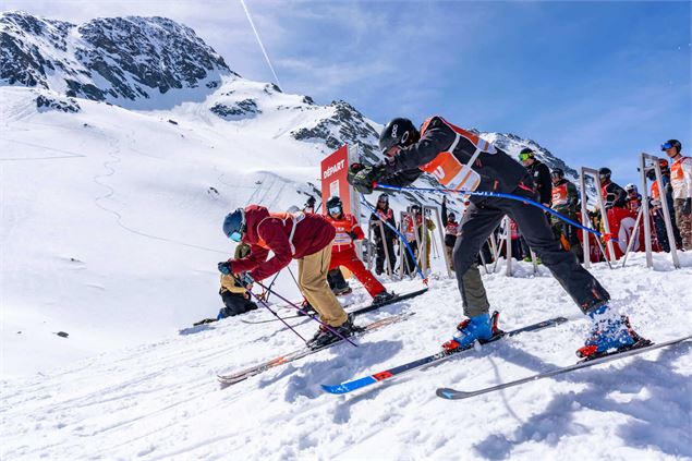 Départ de la course - T.Loubère