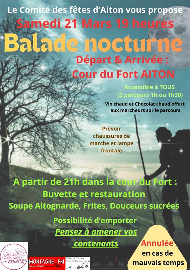 Affiche décrivant l'animation - Office de Tourisme Porte de Maurienne