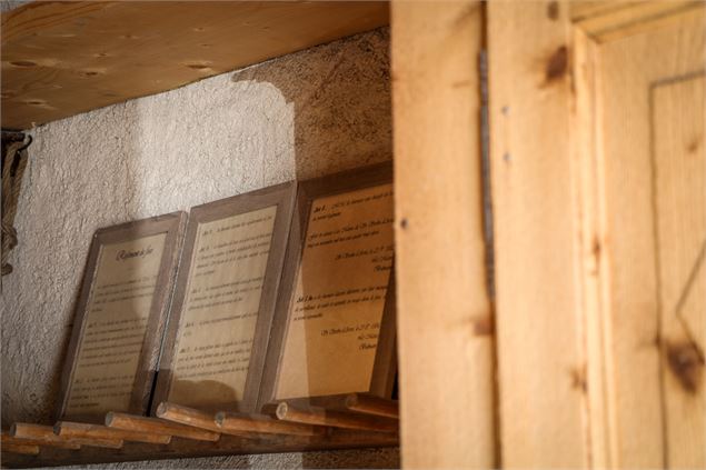 Intérieur du Vieux four de Saint Sorlin d'Arves - © OT Saint Sorlin dArves - V Bellot-Mauroz