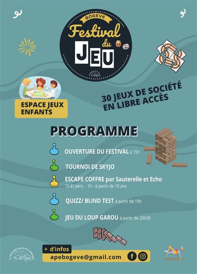 Programme - APE la montagne des petits bogevans