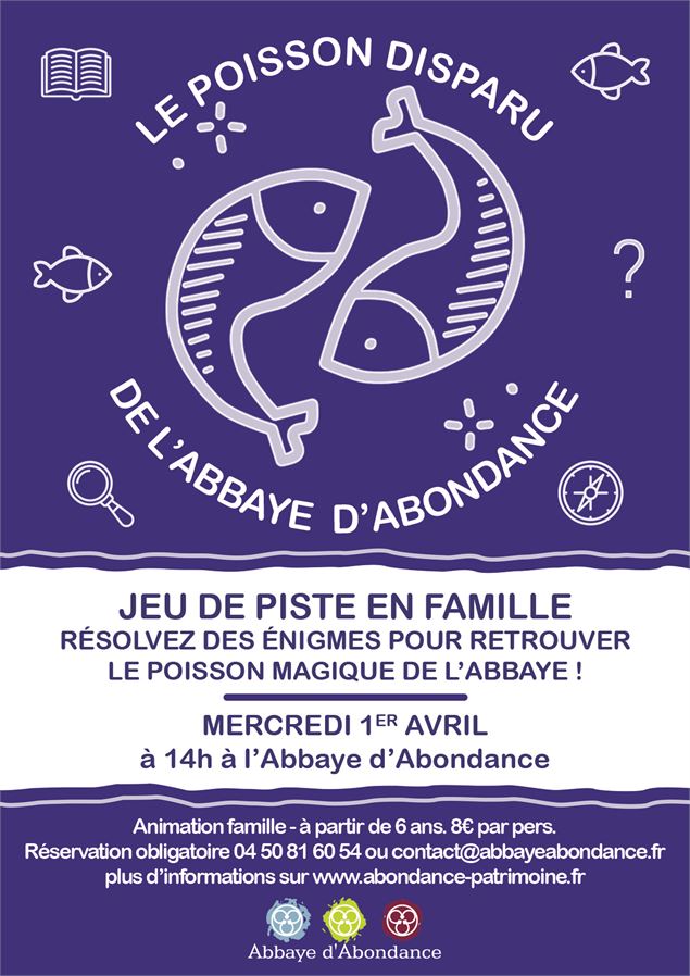 Le poisson disparu de l’Abbaye - Chasse au Trésor_Abondance - Pôle Culturel d'Abondance