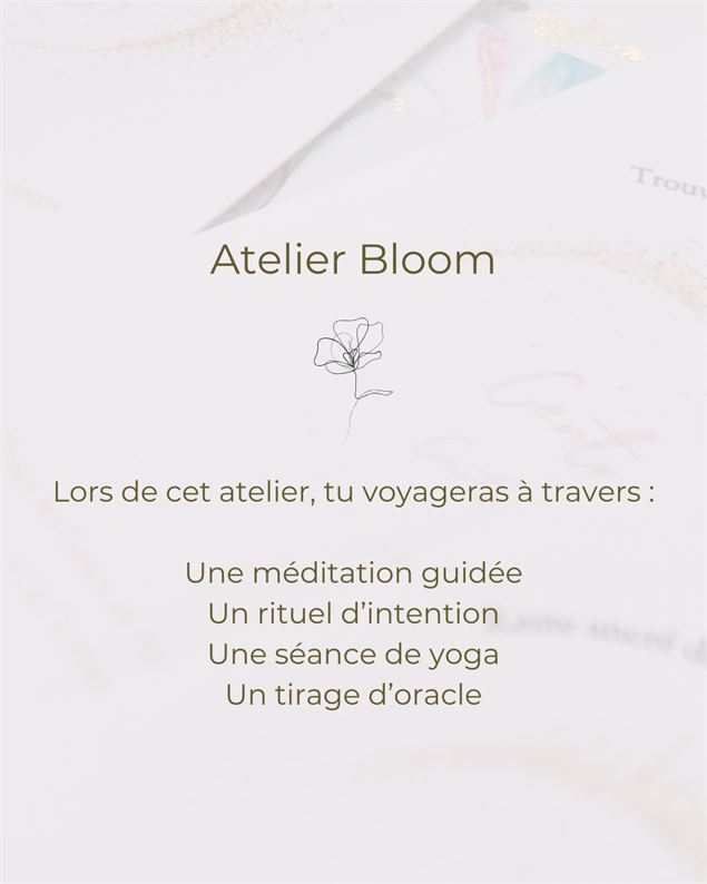 ATELIER BLOOM - Permingeat