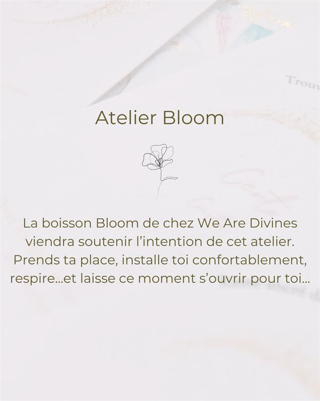 ATELIER BLOOM - Permingeat