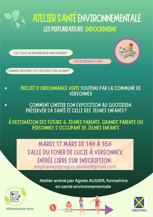 Invitation Atelier en santé environnementale - Pixabay