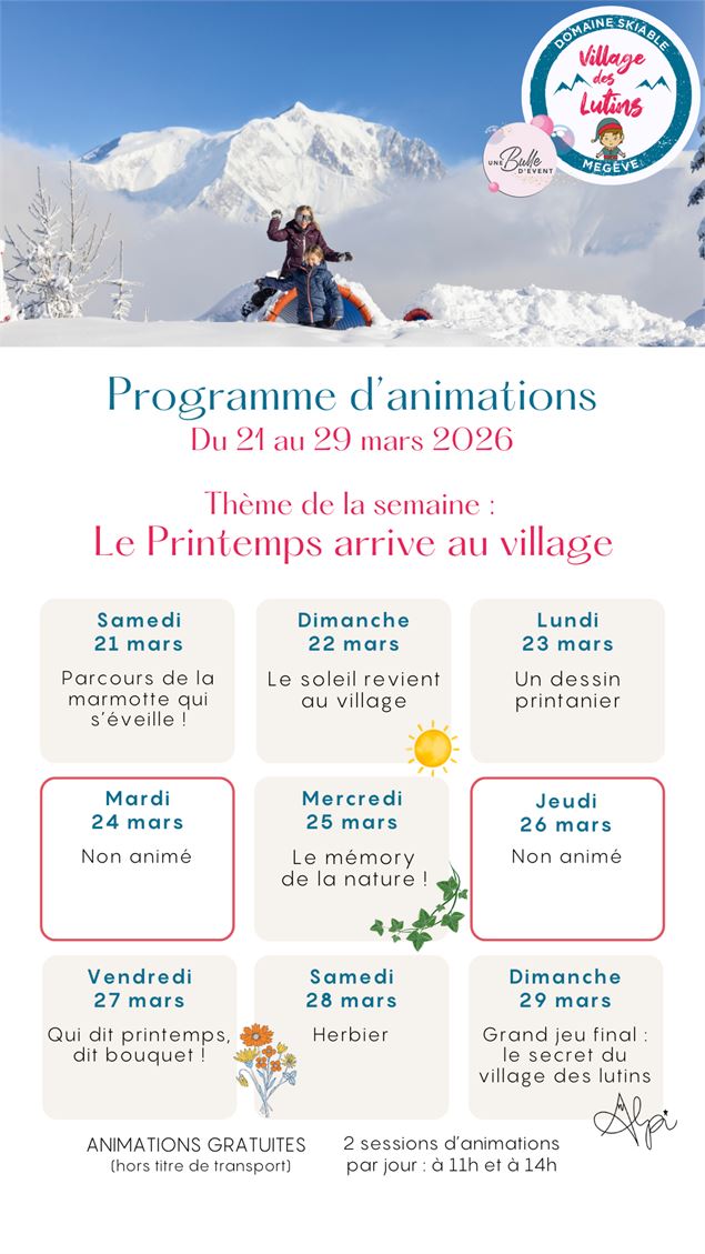 Animation au village des lutins_Megève - @DS Megève