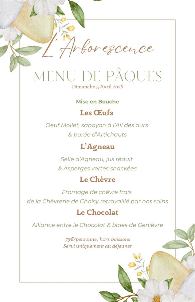 Menu - Charlotte LeMesle
