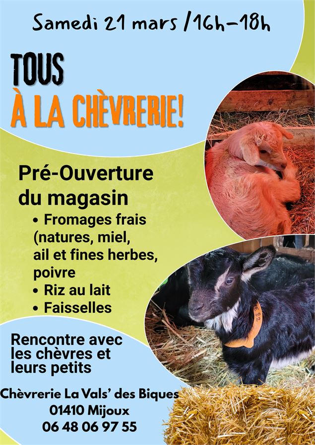 Ouverture de la chèvrerie de La Vals' des Biques - Pixabay