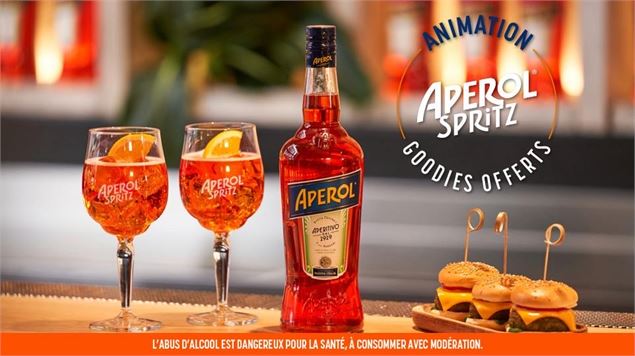 Soirée APEROL SPRITZ®_Samoëns - Canva / Clémence Priez
