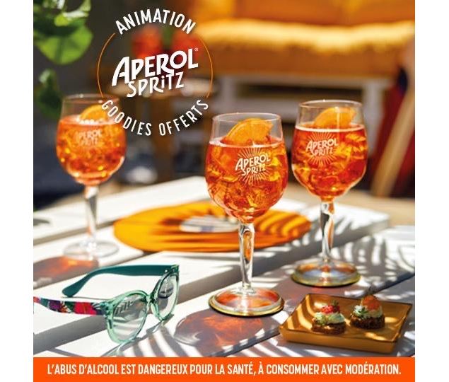 Soirée APEROL SPRITZ®_Samoëns - Canva / Clémence Priez