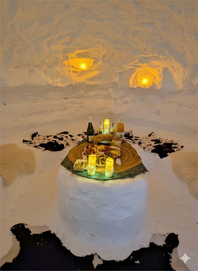 Soirée igloo - Guides Courchevel