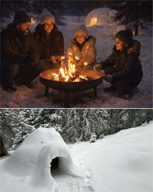 L'igloo secret - Guides Courchevel