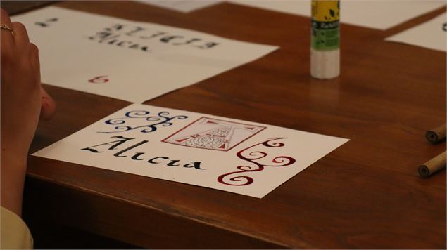 Atelier calligraphe - Dep74