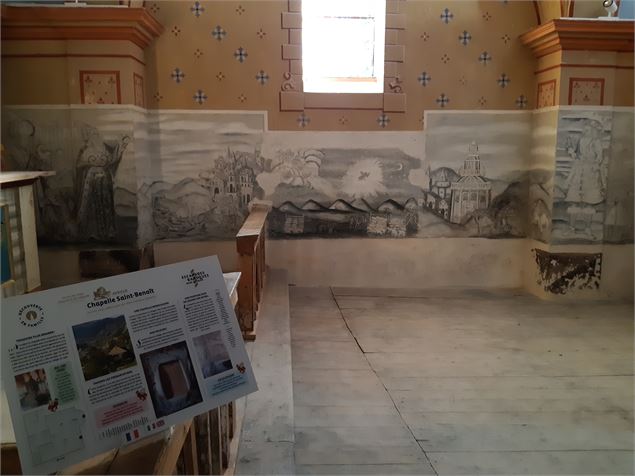 Fresque de la Nativité - Mairie d'Avrieux