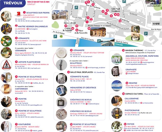 Exposition et rencontre avec artistes et artisans à Trévoux_Trévoux