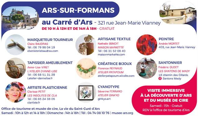 Exposition au Carré d'Ars - JEMA 2026_Ars-sur-Formans