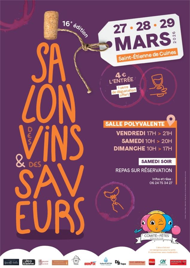 16ème Salon des Vins et des Saveurs_Saint-Etienne-de-Cuines - irynakhabliuk sur Canva
