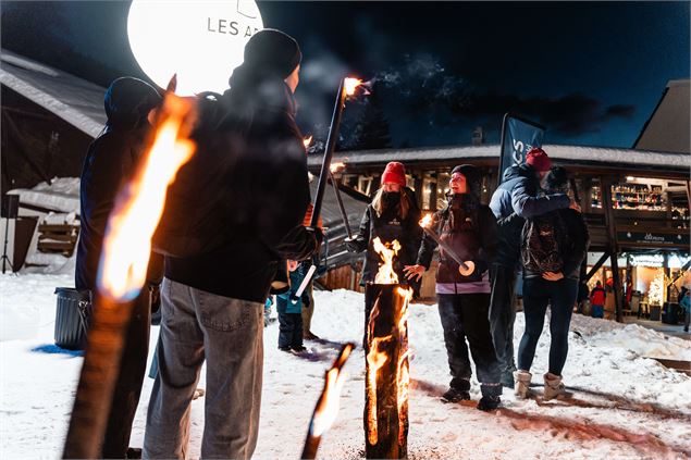 Balade aux flambeaux_Les Arcs