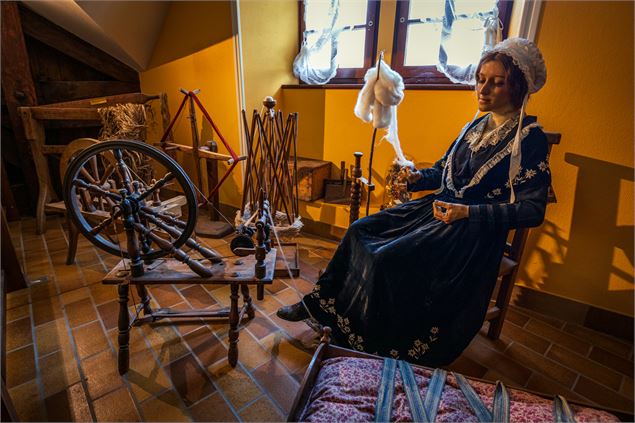 Reconstitution de scène de vie d'époque au musée patrimonial de Thônes - Office de Tourisme Thônes C
