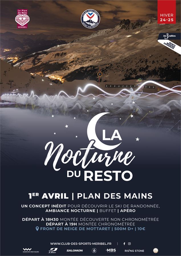 La nocturne du resto_Méribel - Sylvain Aymoz