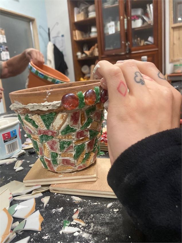 Décoration pot de fleur - Lorène Herrero