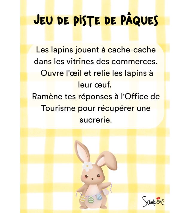 Affiche du jeu de piste - @Samoens