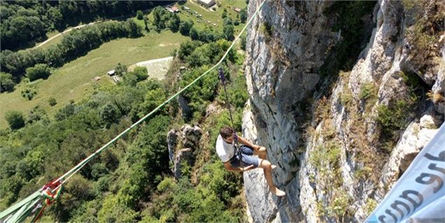 Journée découverte slackline et escalade à  Saint Alban