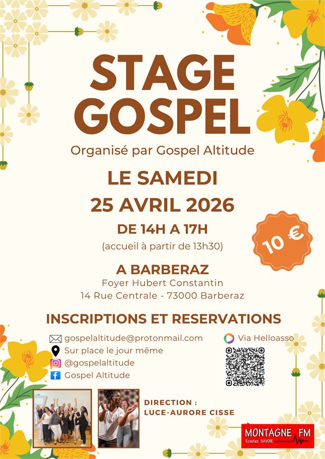 Stage gospel avec Gospel Altitude_Barberaz - Socks and Shoes