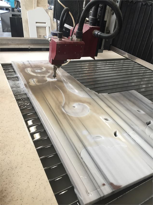 Démonstration entreprise Carrara - ©OTGBA - D.R.