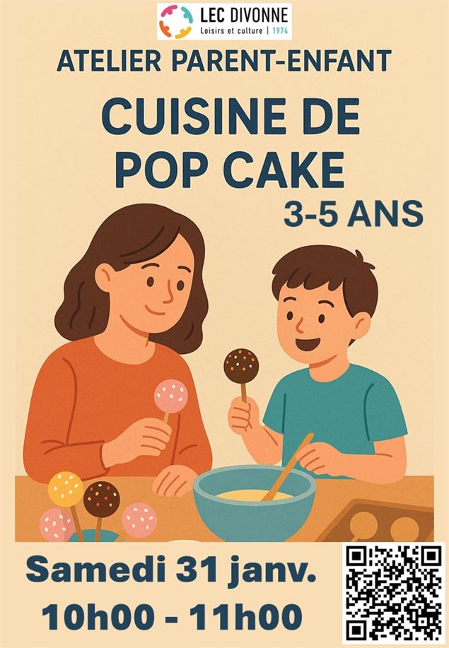 Pop cake 3-5 ans - LEC Divonne