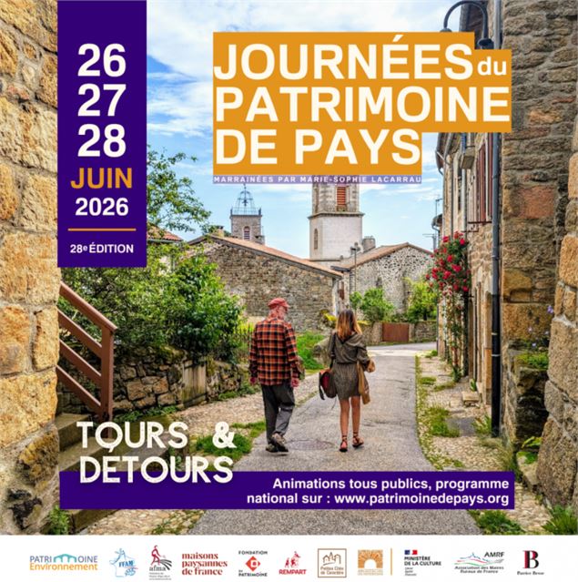 Affiche 2026 de l'évènement - Association les Moulins de Pralognan de Saint André