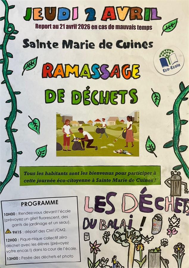 Journée ramassage de déchets_Sainte-Marie-de-Cuines - Freepik