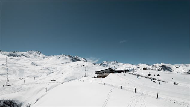 Sommet de Solaise à Val d'Isère - Image libre de droit