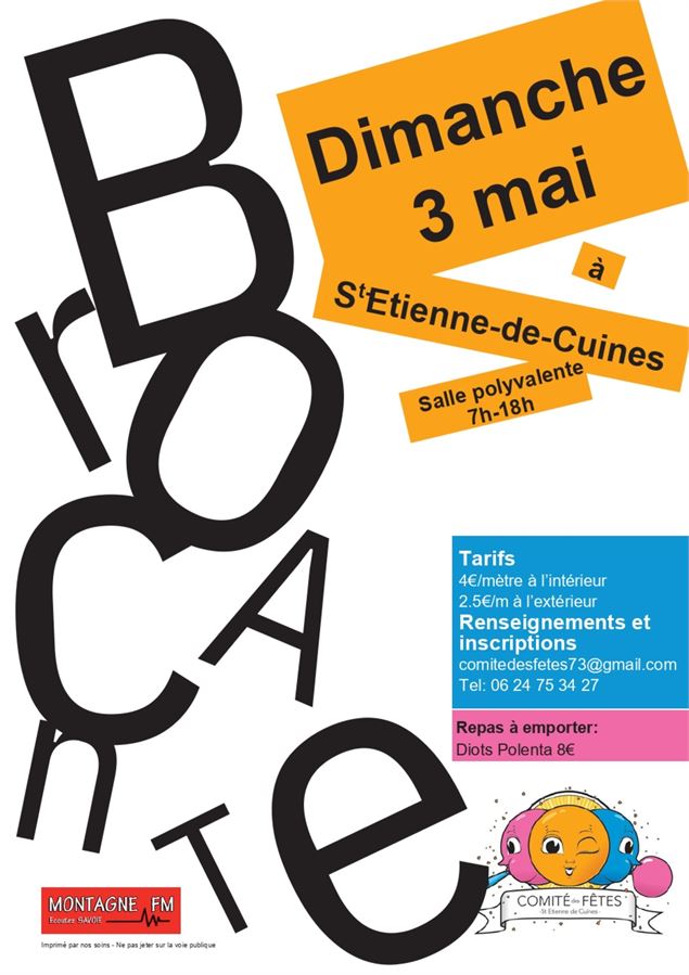 Brocante de printemps_Saint-Etienne-de-Cuines - kasto Canva