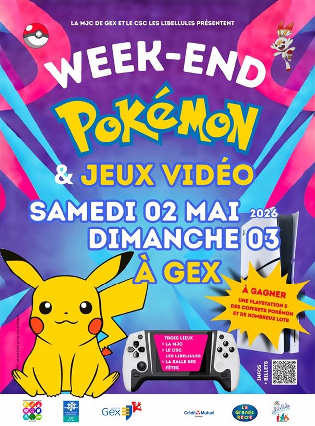 Affiche Week-end Pokémon - Libre de droit