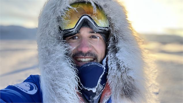 Matthieu Tordeur en Antarctique durant l'expédition Under Antarctica - Under Antarctica